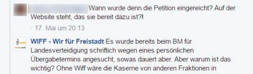 Der mittlerweile gelöschte 