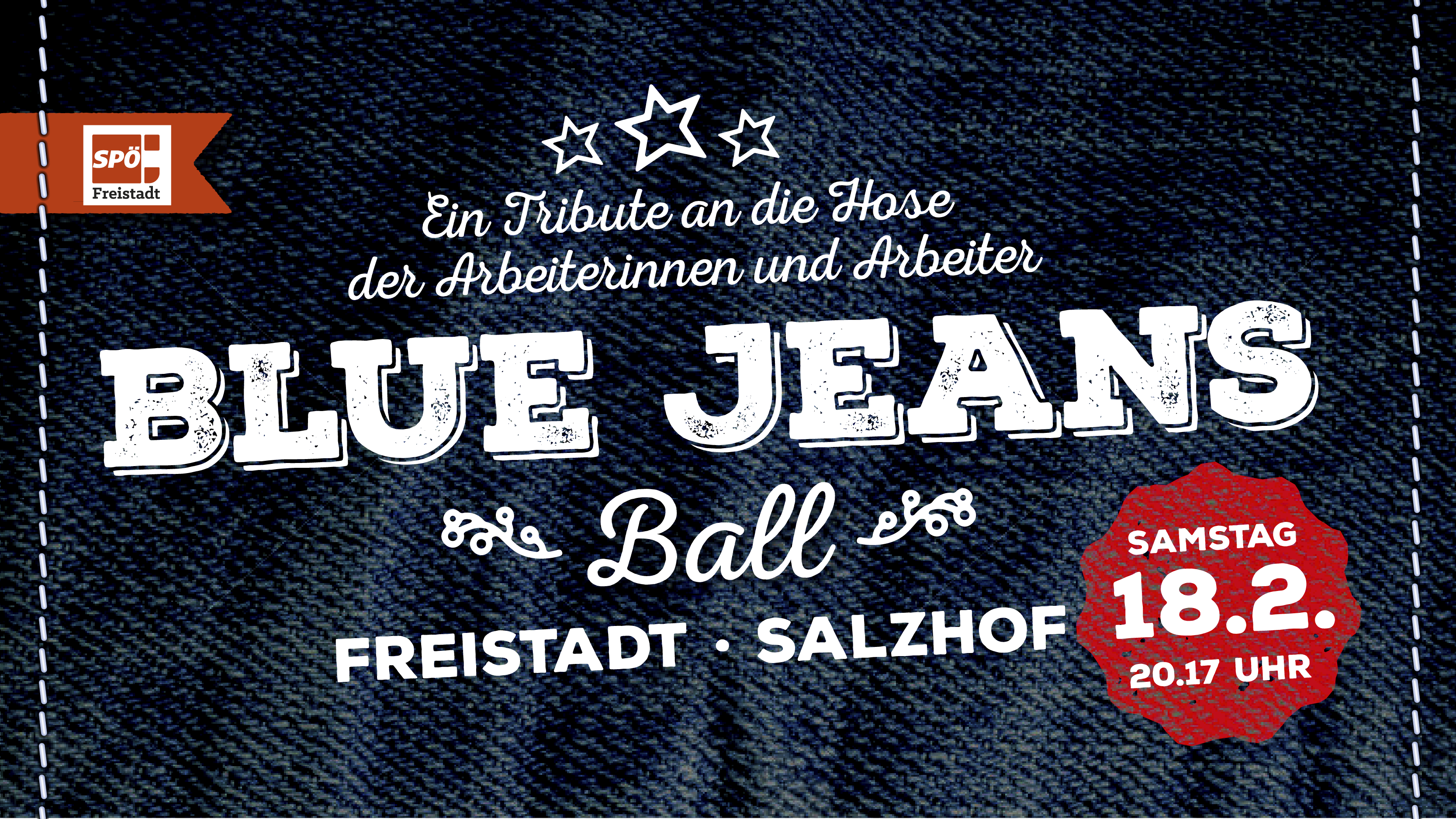 Blue Jeans Ball ein Tribute an die Hose der Arbeiter SPÖ Freistadt Stadt
